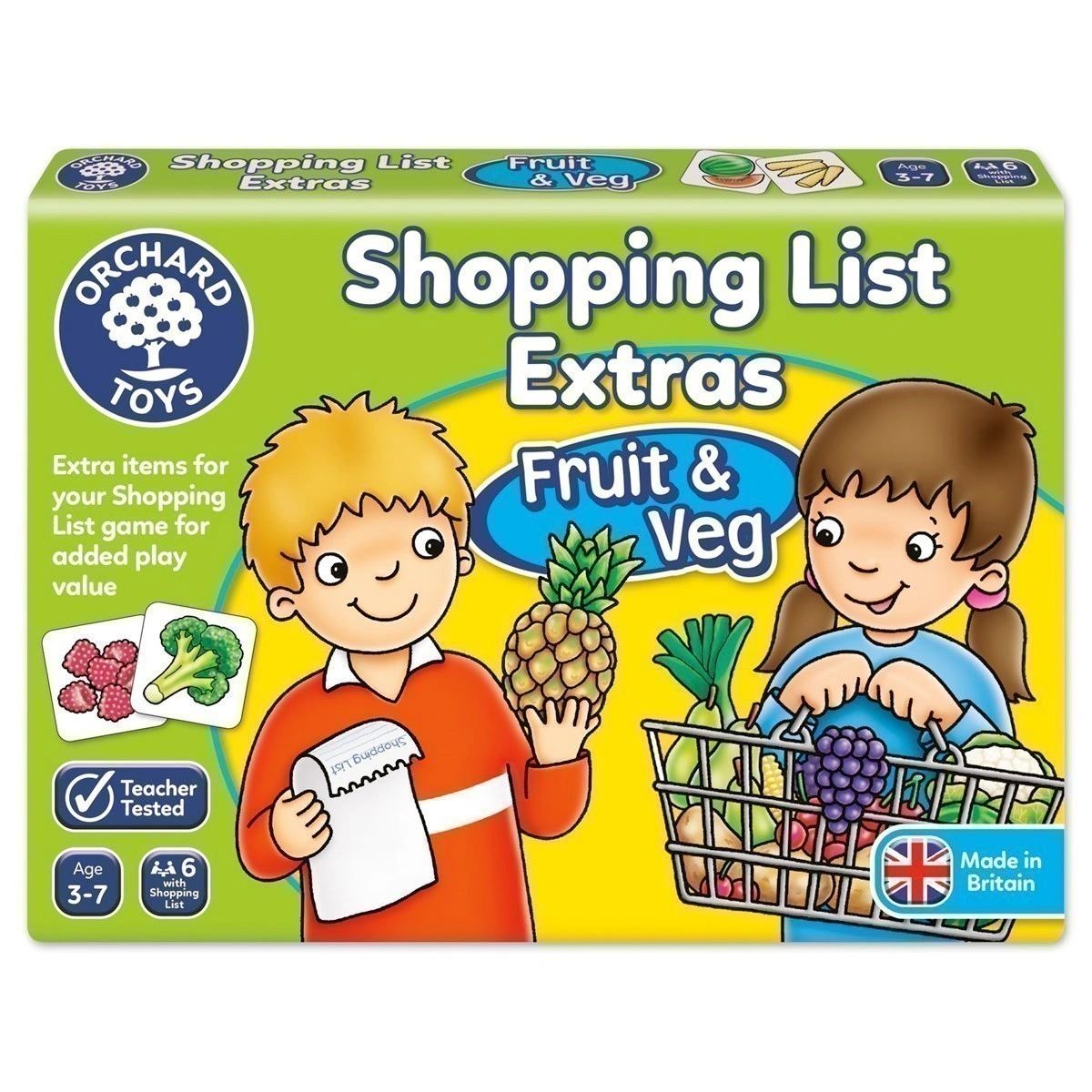 Shopping List Extra, Fruit and Veg by Orchard Toys
